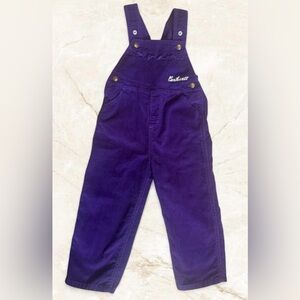Corduroy Carhartt Kids Vibrant Purple Overalls 4T Girls